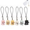 EUYKQNOI Portachiavi Gatto Ciondolo per Cellulare Kawaii, Charm per Borse