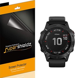 Supershieldz (6 Pack) Designed for Garmin Fenix 6 / Fenix 6 Pro/Fenix 6 Sapphire/Fenix 6 Pro Solar Screen Protector, Anti Glare and Anti Fingerprint (Matte) Shield