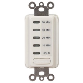 Intermatic EI210LA 10/20/30/60 Electronic in-Wall Countdown 1800-Watt Timer, Light Almond