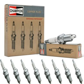 Champion Spark Plug 8 X Champion Copper Spark Plugs Set for GMC K1500 1988-1995 V8-5.7L