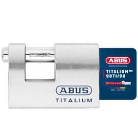 ABUS AB98TI/90 Padlock, Gray, 98TI/90