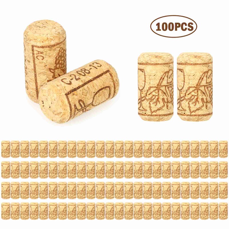 100pcs/set Wine Bottle Stopper 40*21mm Set of 100pcs Red Wine