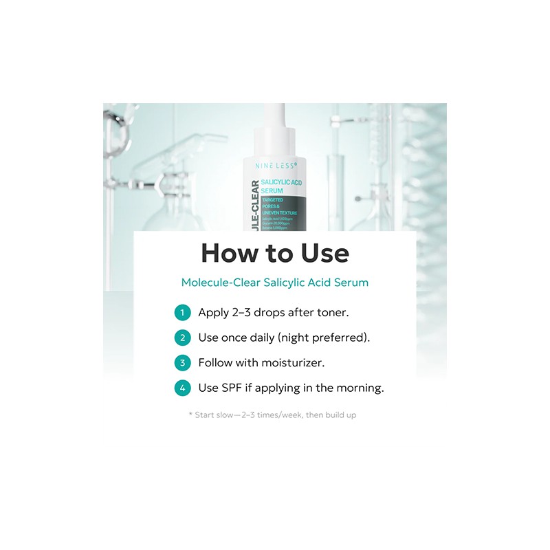 NINELESS [NINELESS]Molecule-Clear Salicylic Acid Serum 30ml