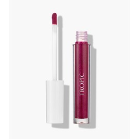 Tropic Skincare Ltd. LIP GLAZE, Sugar Plum (A sparkly plum) / #732c51