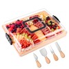 CAWIU CAWIU Charcuterie Board with Lid and Handle - Portable