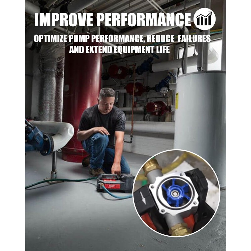 Impeller & O-Ring Kit Compatible with Milwaukee M18 Transfer Pump,