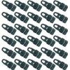 30 x Holdon® MIDI Clip Black – Clamp Mounting Eyelet