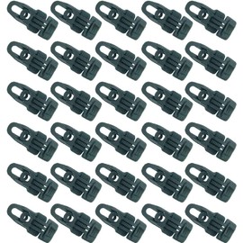 30 x Holdon® MIDI Clip Black – Clamp Mounting Eyelet for Banner, Tent, Tarpaulin, Molton – BO-Camp/Isabella