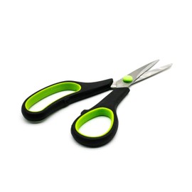 Multi Use Mini Scissor Snips - Handy, Small, Sharp and Strong. Soft Grip for Easy Control. Fine Edge, Stainless Steel Blades Produce Perfect Cutting Results. (Green)
