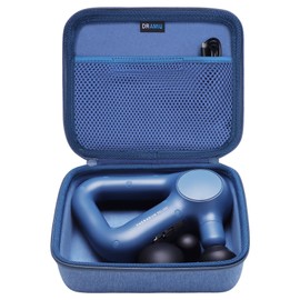DR·AMIU Massage Case Compatible with TheraGun Relief Handheld Percussion Massage Gun, Travel Carrying Case, Protective Storage Bag Blue