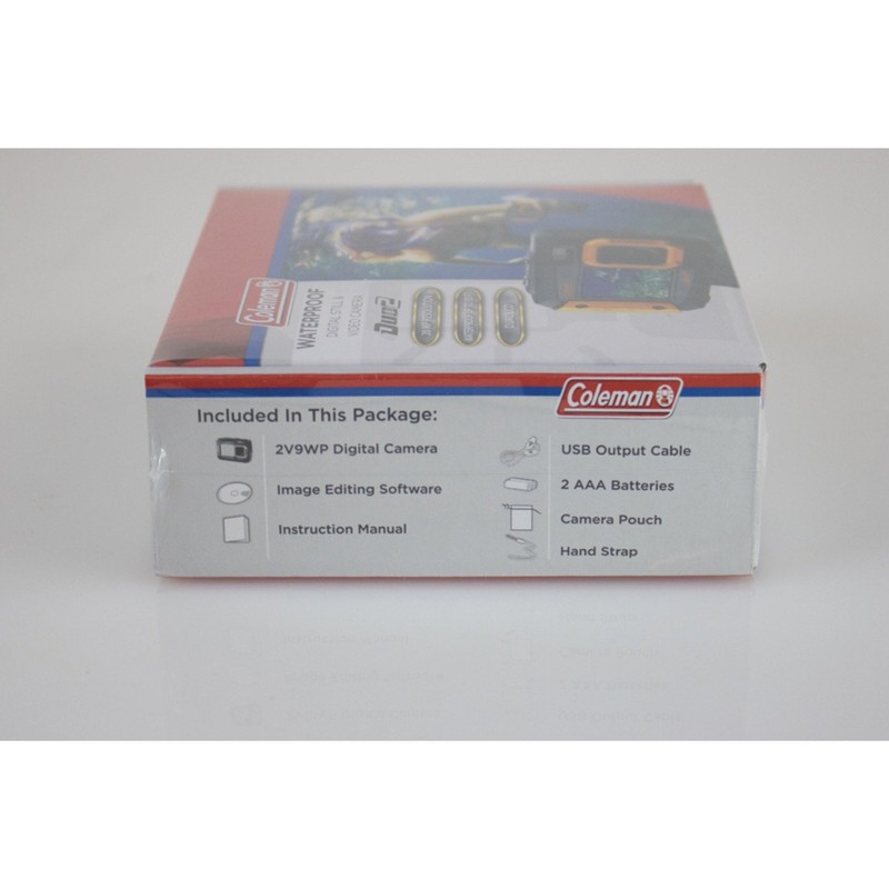 Coleman Duo2 2V9WP-Y Digital Camera with 2.7-Inch LCD (Yellow)