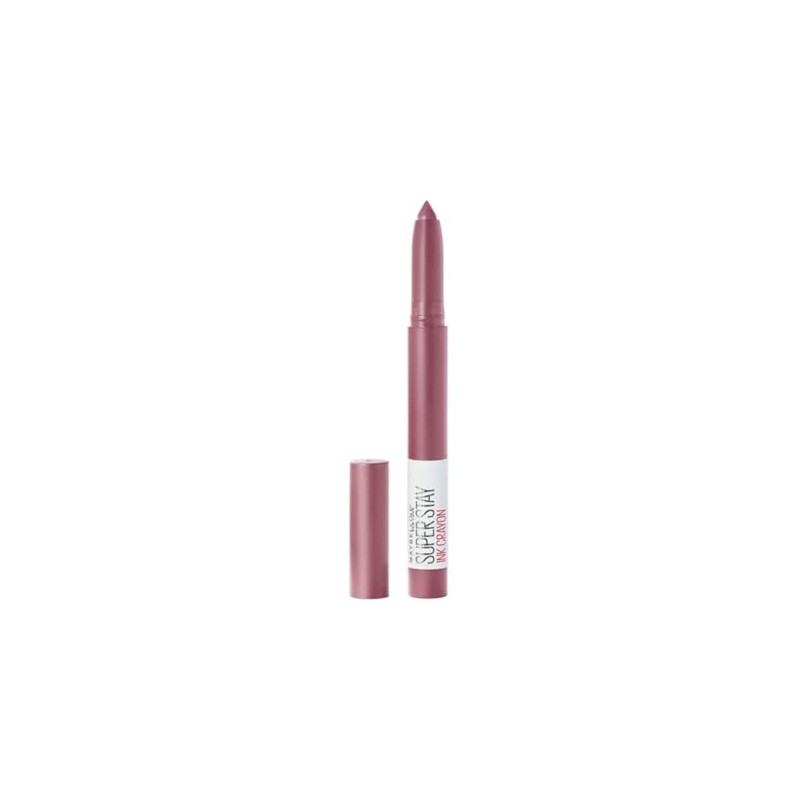 Maybelline Rossetto Matita SuperStay Ink Crayon, Colore Matte a Lunga