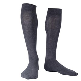 Silverline Travel Socks Compression Stockings for Men and Women Support Knee Socks for Aeroplane, gray