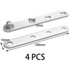 4 Sets of 360 Degree Rotating Stainless Steel Door Pivot