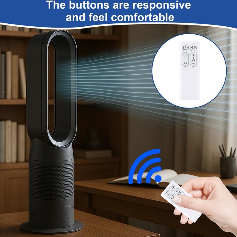 Fan Remote Control for Dyson, Replacement Remote Control, Compatible with