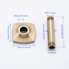4 Inches Stainless Steel, Straight Shower Arm Extension, Ceiling Shower