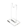 Clearco Single Clear Acrylic Sword Stand,Individual Units for displaying Angled