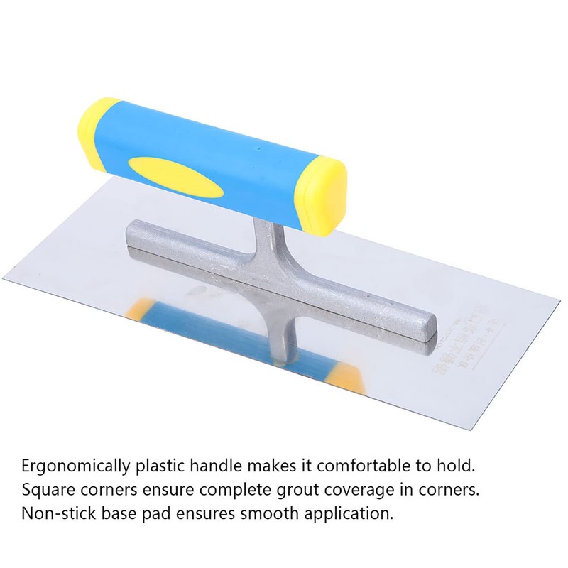 Stainless Steel Plastering Trowel, Concrete Cement Drywall Plastering Tile Masonry
