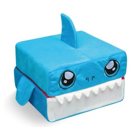 Kid Cubes by Pillow Cube FINN Blue Shark Toddler Nap & Play Pillow - Plush NWT