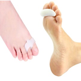 Pedimend Hammer Toe Crest Pad Gel & Pedimend Double Loop Bunion Support with Toe Separator | Hallux Valgus Toe Separator Shoe Insole | For Men and Women | Foot Care