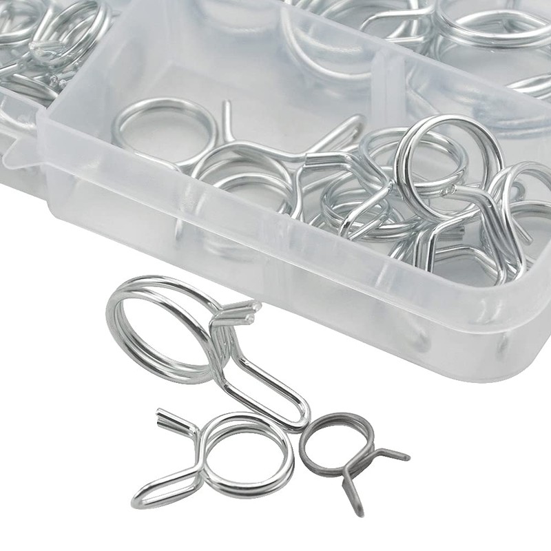 WMYCONGCONG 70 PCS Double Wire Fuel Line Hose Tube Spring