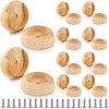 Yookeer 10 Pack Wooden Closet Pole Sockets Closet Pole Holder