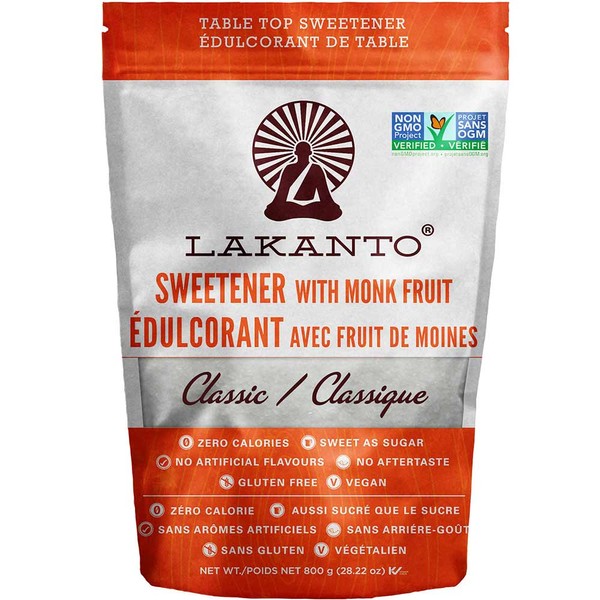 Lakanto Classic Sweetener with Monk Fruit, 800g