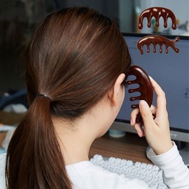 Body gua sha scalp face portable small body massage Body guasha regular type/ONESIZE 3ea