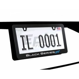 Unbranded Black Series License Plate Frame Premium Black Metal Racing Sport, Car, Truck