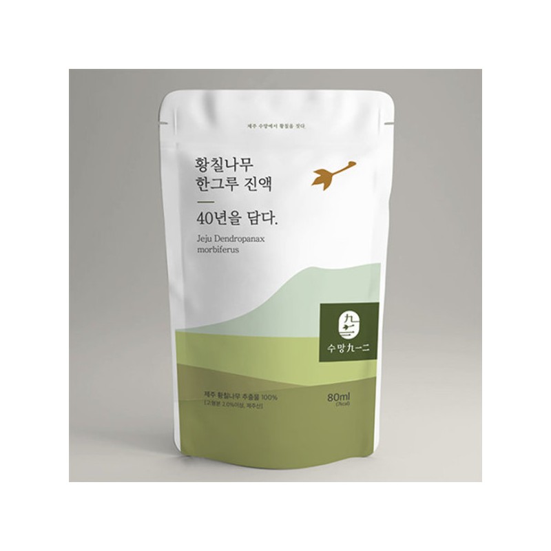 수망912 제주산 100% 황칠나무 한그루진액 80ml 30포 Sumang912 Jeju 100%