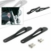 Unbranded Black Motorcycle Custom Tie-Down Brackets Teardrop For Harley Touring