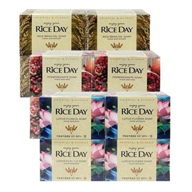 Rice Day 라이스데이 청유윤 세수비누 100g 4p -TJ Rice Day Cheongyu-Yoon Cleansing Soap 100g 4p -TJ