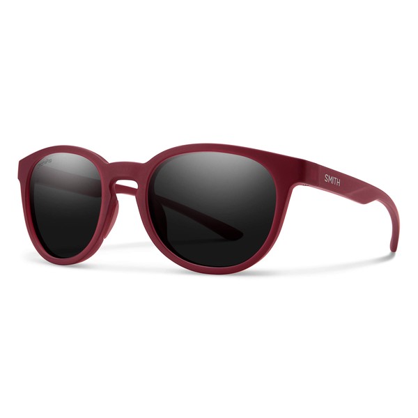 Smith Eastbank Sunglasses Matte Crystal Deep Maroon/ChromaPop Black