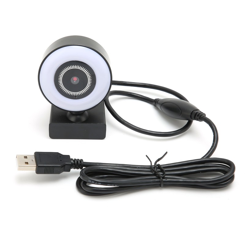 Webcam 1080P HD 30FPS USB2.0 Computer Camera Builtin Microphone for