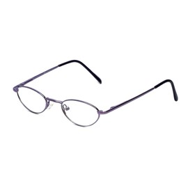Calabria Flex Collection KIDS 75 Oval Blue Light Blocking Reading Glasses +3.00 Purple Girls