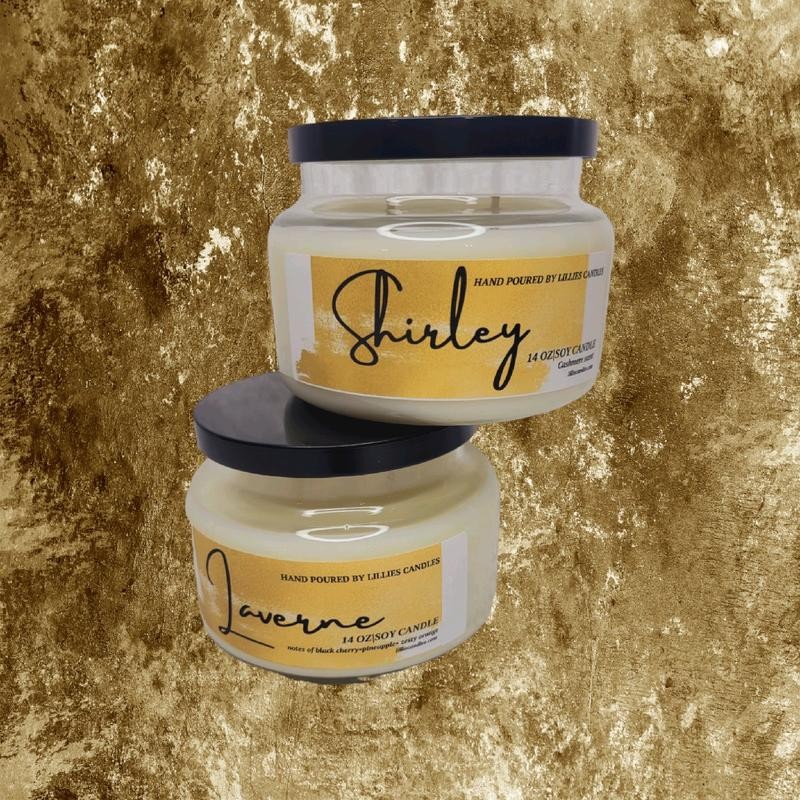 Laverne & Shirley Soy Candles - Individual/Set: Set