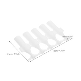 OATIPHO 20 pcs Portable Essence Liquid Packaging Bottles PP Refillable Skincare Vials for Travel Office Outdoor Use Dispenser for Precise Application