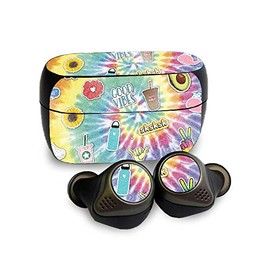 MightySkins Glossy Glitter Skin Compatible with Jabra Elite 85T - VSCO Girl | Protective, Durable High-Gloss Glitter Finish | Easy to Apply, Remove, and Change Styles | Made in The USA