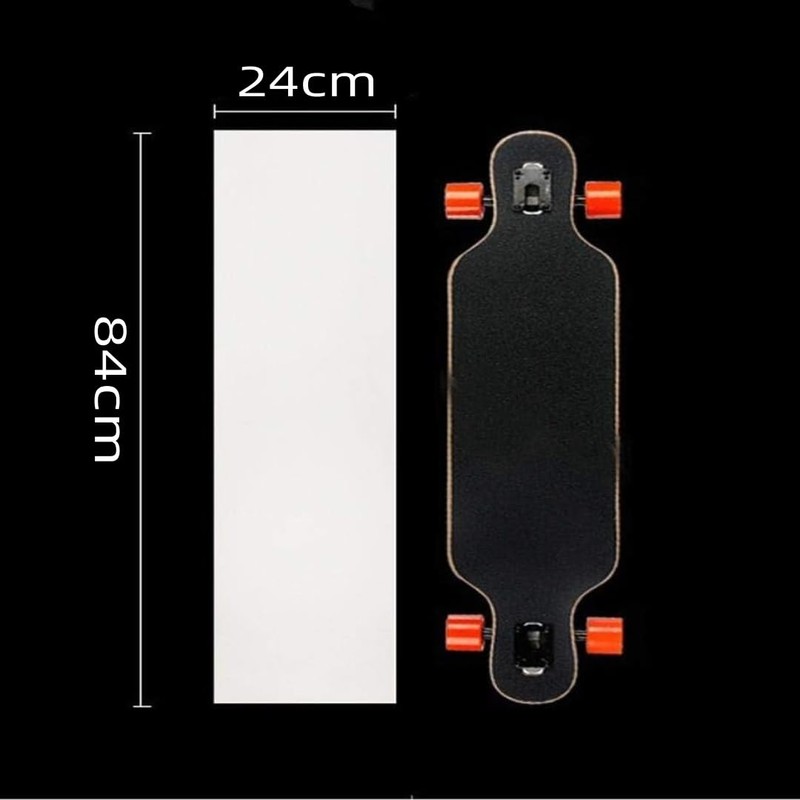 Clear Grip Tape for Skateboards,Transparent Skateboard Oiliness Sandpaper Accessory for