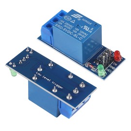 AEDIKO 2 Sets Automatic Irrigation DIY Kit Self Watering System with Capacitive Soil Moisture Sensor 1 Channel 5V Relay Module and Water Pump + 2M Vinyl Tubing for Garden Plant Flower Herb Potted