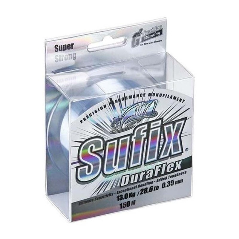 Sufix Nylon. DuraFlex Clear 150 m