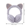Fenical Cute Cat Ears Design Earmuffs Soft Ear Warmers Winter