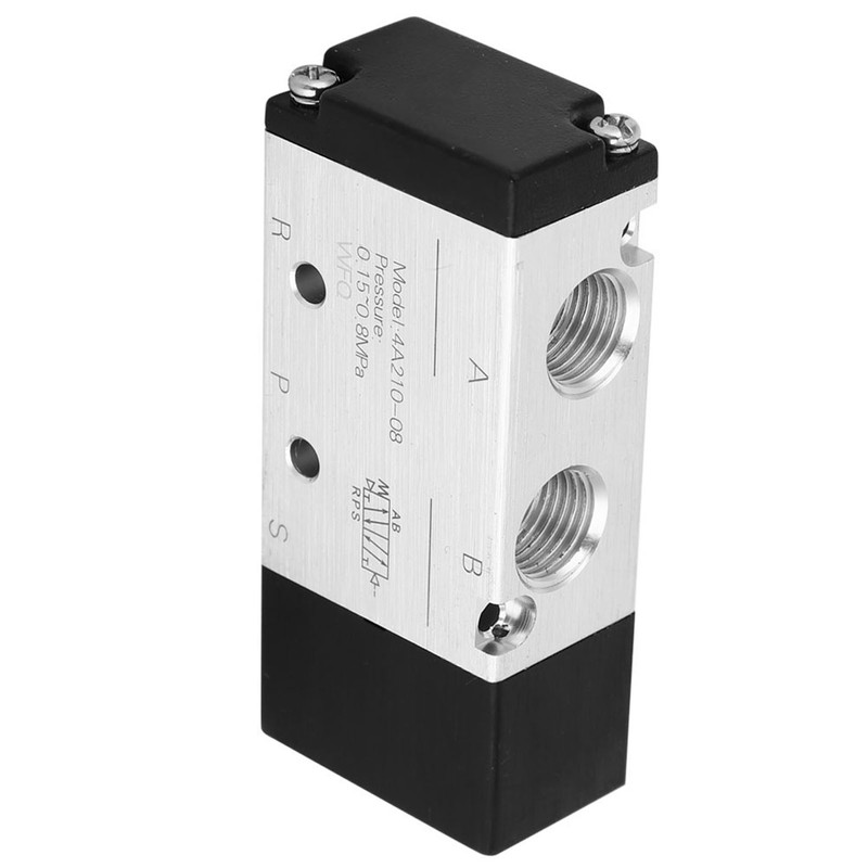High Quality 4A210-08 2 Position 5 Way Pneumatic Air Valve Inlet/Outlet