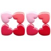 RONRONS 8 Pack Empty Eyeshadow Palette Mini Heart Shaped Lipstick