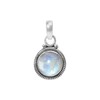 Rainbow Moonstone 925 Sterling Silver Pendant Necklace For Women Girls