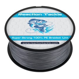 Reaction Tackle Reaction Tackle Braided Fishing Line Gray 65LB 500yd