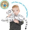 TigerHart Saphed The White Tiger - 17 Inch Stuffed Animal