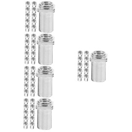 SUPVOX 100 Pcs Replacement Tom Lug Swivel Nuts Floor Drum Supply Drum Stand Sleeve Hipshot Locking Tuners Electric Guitar Tuner Floor Drum Accessory Tools for Iron M5 Ballad