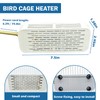 WEIYOONS Bird Heater Warmer for Cage, Bird Heat Lamp with