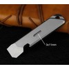UCCKEYI TC4 Titanium Keychain Pry Bar Pendant Tool Crowbar Opener